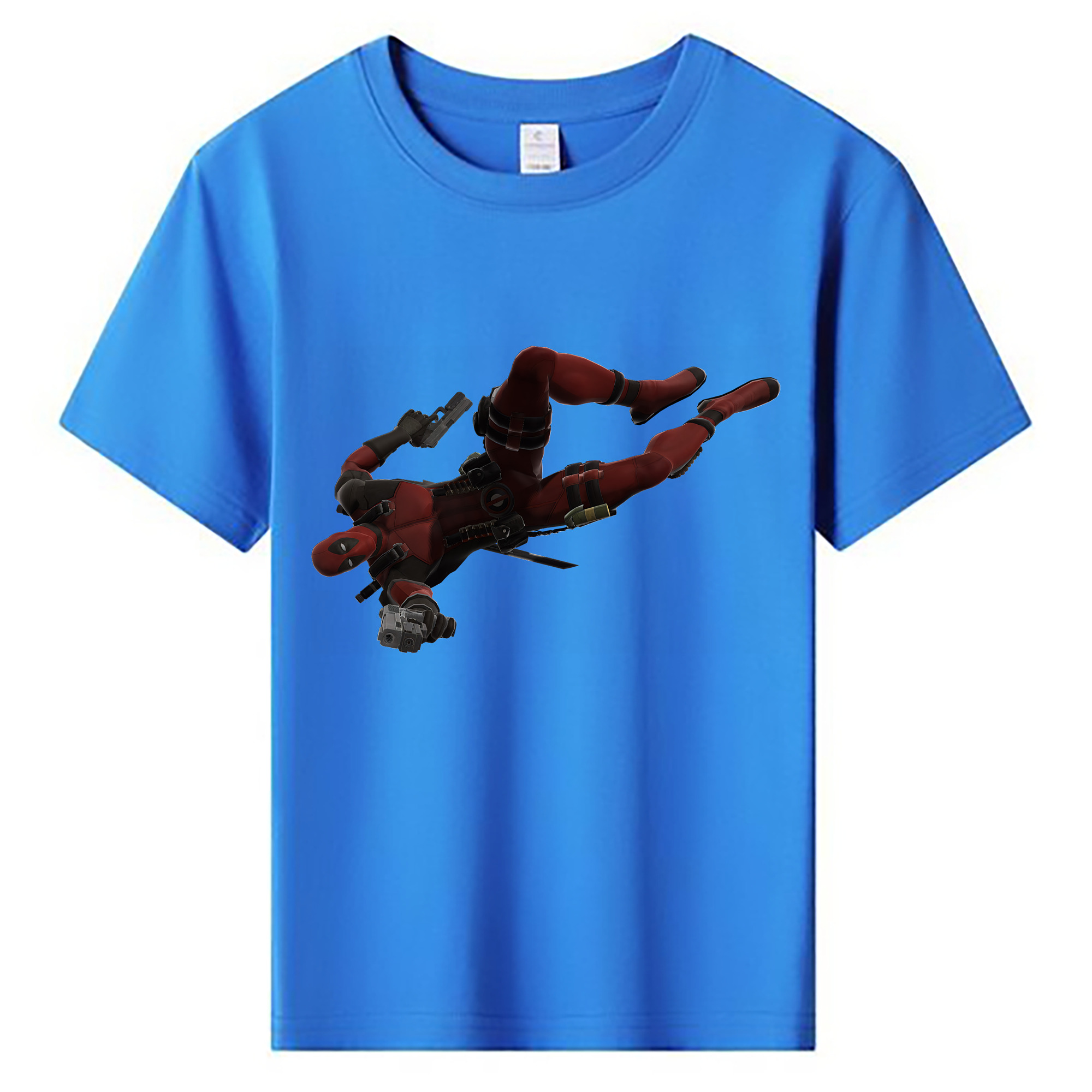 （画像用） Deadpool デッドプール 綿100％キッズTシャツ（フロントプリント）